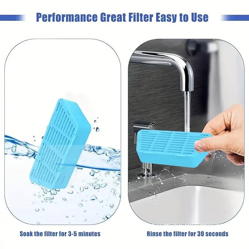 6/12pcs Intelligent Pet Water Dispenser Filter Cat Water Fountain Filter Drinking Fountain Filter Cycle Filtering Easy To Clean