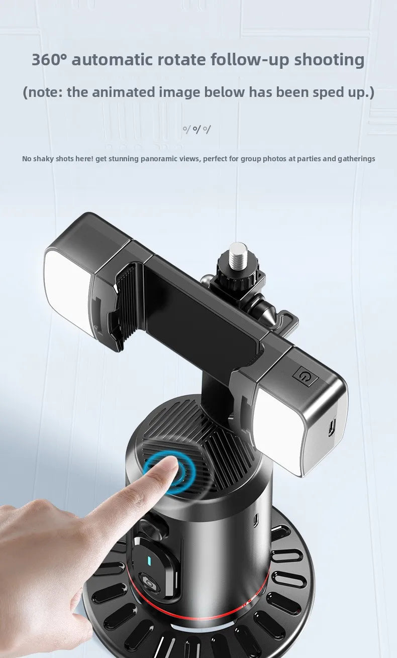 360° Auto Follow Gimbal Stabilizer for Smartphone Anti Shake Handheld Stand Live Stream Vlog Recording