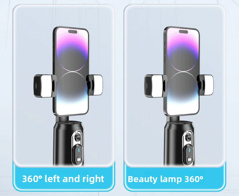 360° Auto Follow Gimbal Stabilizer for Smartphone Anti Shake Handheld Stand Live Stream Vlog Recording