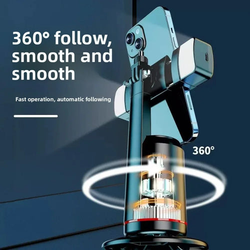 360° Auto Follow Gimbal Stabilizer for Smartphone Anti Shake Handheld Stand Live Stream Vlog Recording