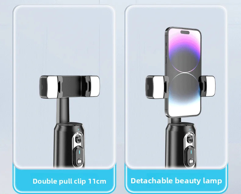 360° Auto Follow Gimbal Stabilizer for Smartphone Anti Shake Handheld Stand Live Stream Vlog Recording