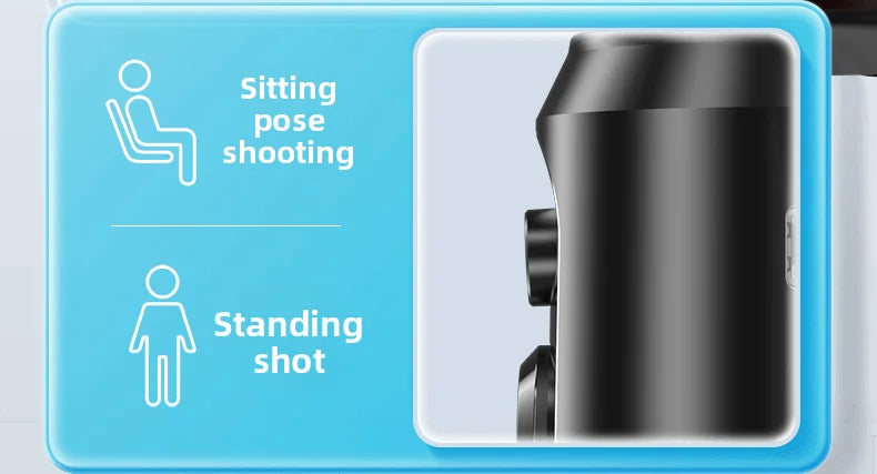 360° Auto Follow Gimbal Stabilizer for Smartphone Anti Shake Handheld Stand Live Stream Vlog Recording