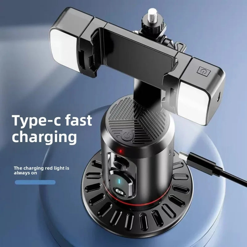 360° Auto Follow Gimbal Stabilizer for Smartphone Anti Shake Handheld Stand Live Stream Vlog Recording