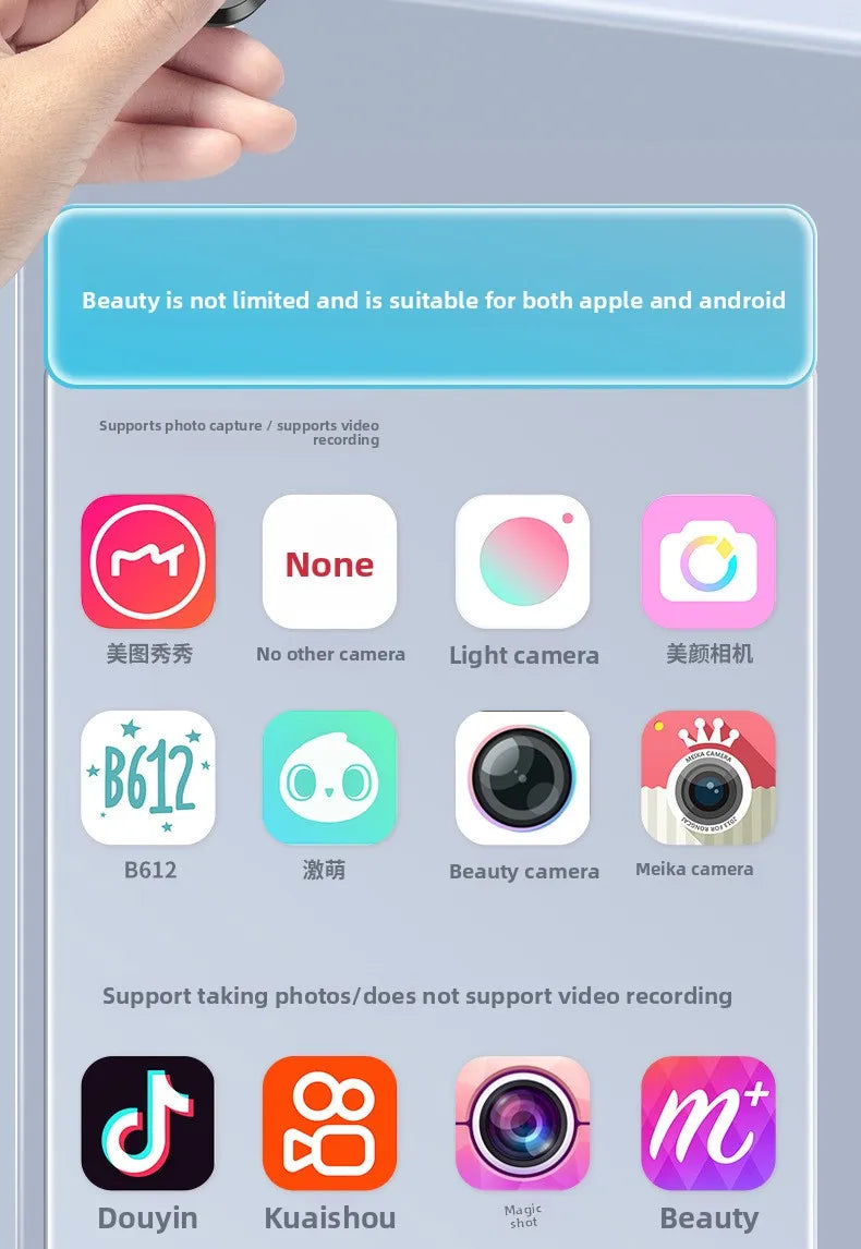 360° Auto Follow Gimbal Stabilizer for Smartphone Anti Shake Handheld Stand Live Stream Vlog Recording